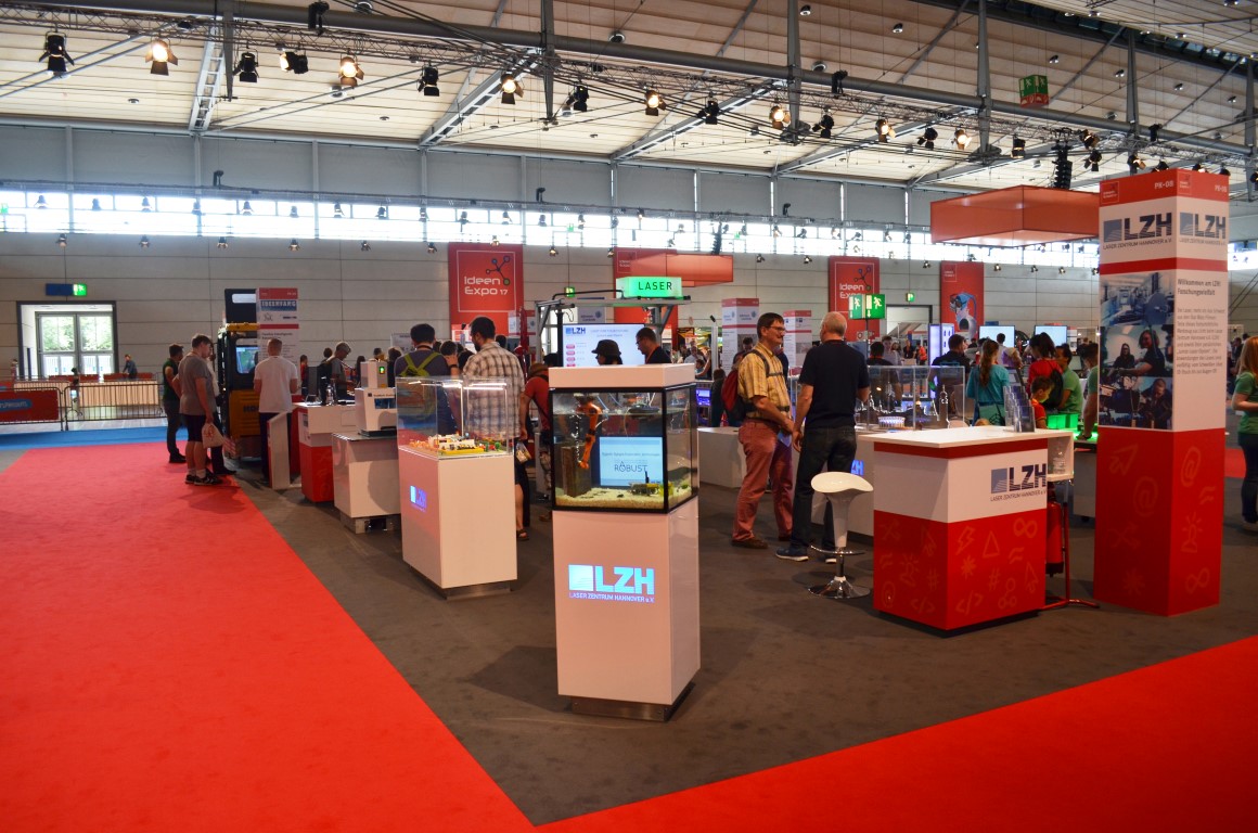 Der Stand des LZH auf der IdeenExpo 2017. (Foto: LZH)