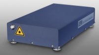 Abb. 1: Bildunterschrift: Kompaktes, leistungsstarkes Femtosekunden-Faserlasersystem (23 x 42 x 10 cm³)