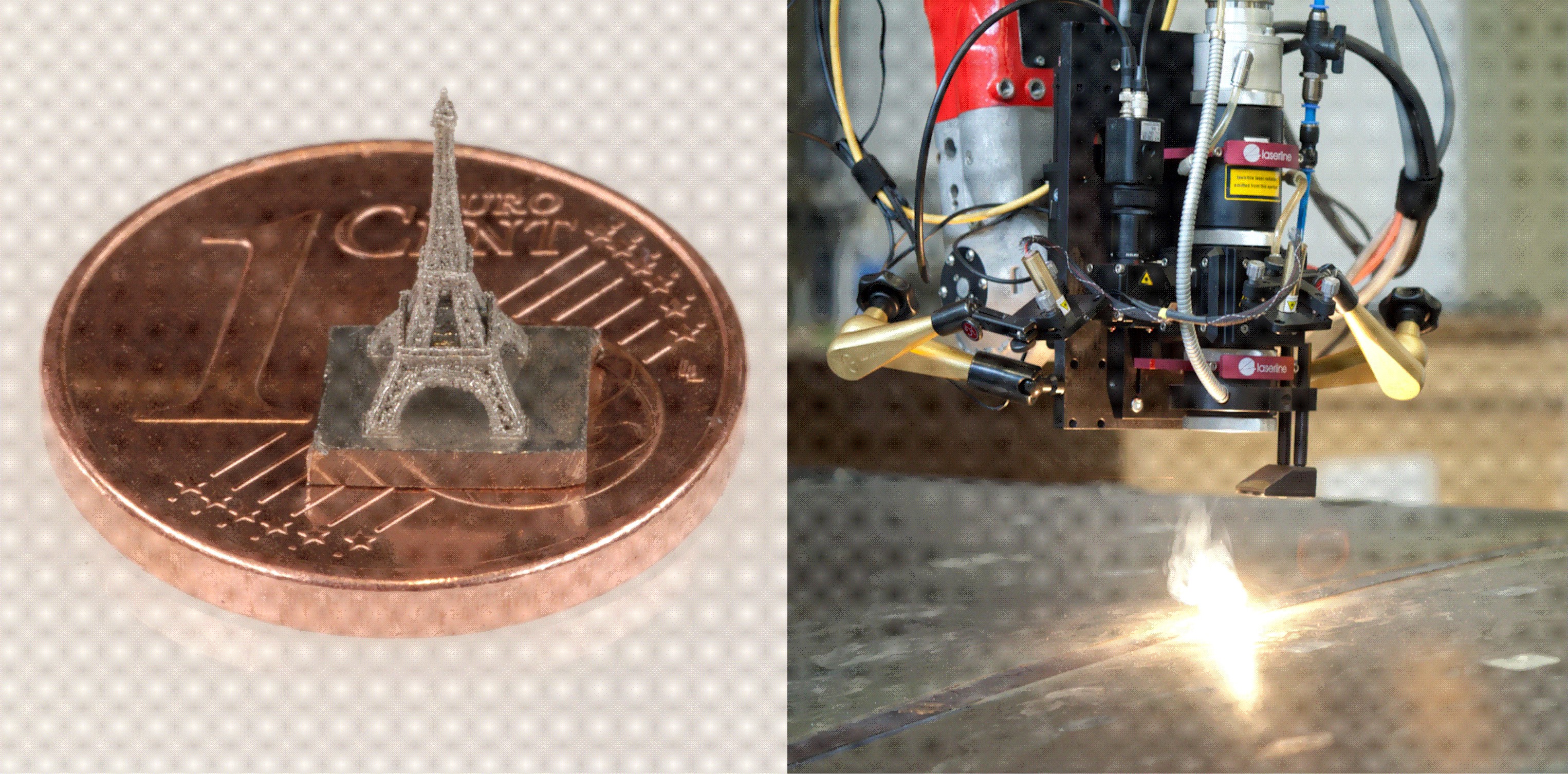 The miniature Eiffel tower (selective laser melting), or laser welded sandwich materials for use in lightweight shipbuilding can be seen at the LZH exhibition at this year’s Hannover Messe 2013