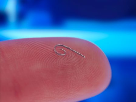 Bild 2: Laser-additiv-gefertigte Cochlea-Impantate könnten zukünftig individuell an die Hörschnecke, des Hörgeschädigten angepasst sein. Foto: LZH