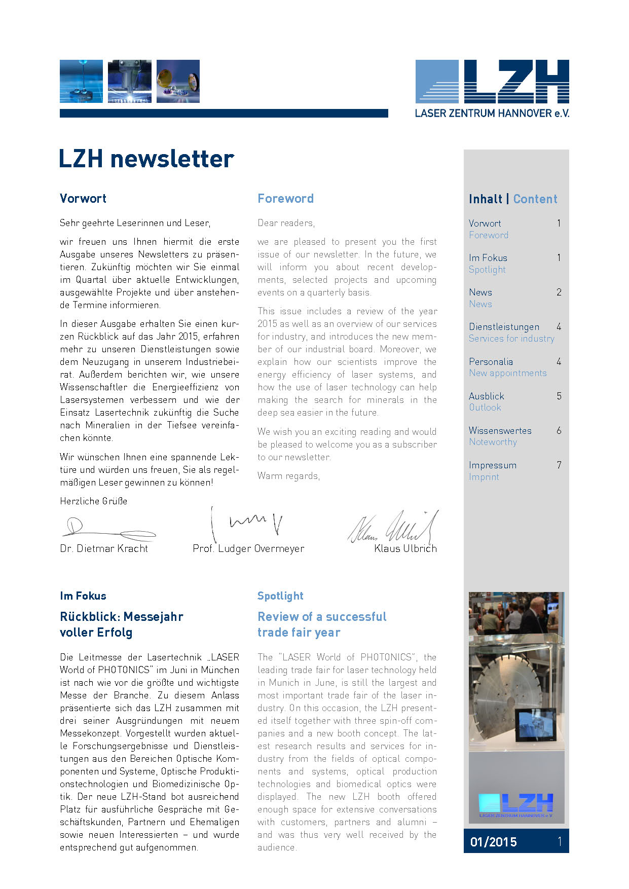 Der neue LZH Newsletter. (Grafik: LZH)