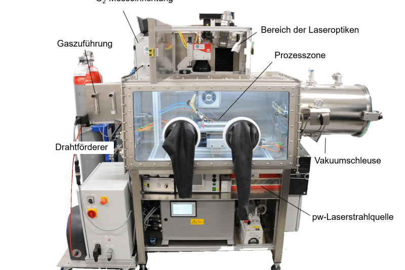 LZH Anlage Laserstrahlhartlöten für Sauerstofffreie Produktion