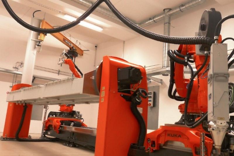 Große Anlage für den 3D-Druck