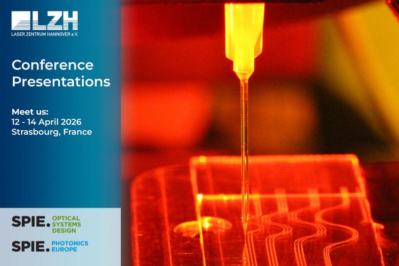 LZH auf SPIE-Konferenzen in Strasbourg 