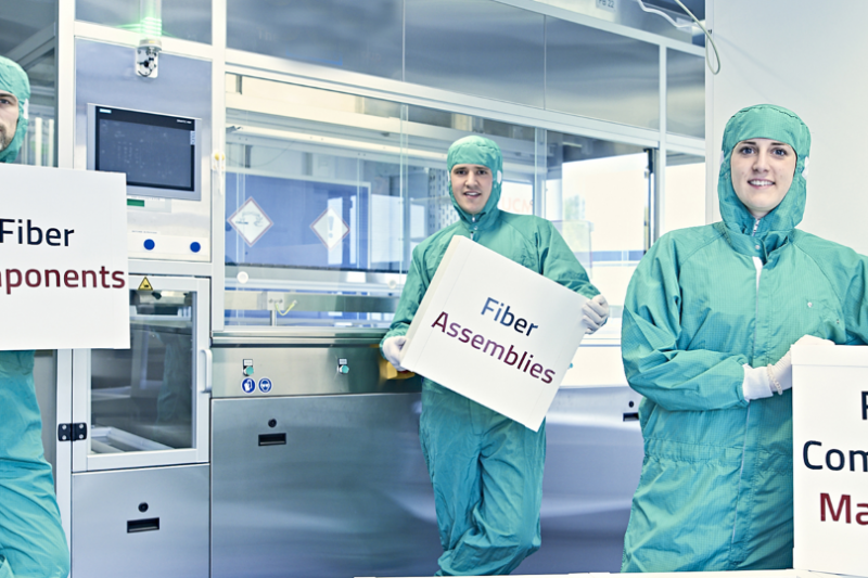 From the Science and Technology Park Hannover (WTH) to the world market: The FiberBridge Photonics GmbH manufactures fiber components and modules for laser and light guiding systems. (Photo: FiberBridge Photonics GmbH)