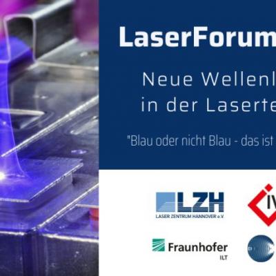 Beim LaserForum 2022 ist das LZH einer der Partner. 