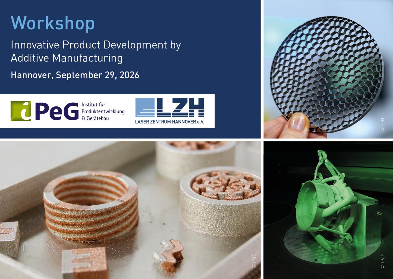 Workshop Innovative Product Development by AM, September 29, 2026