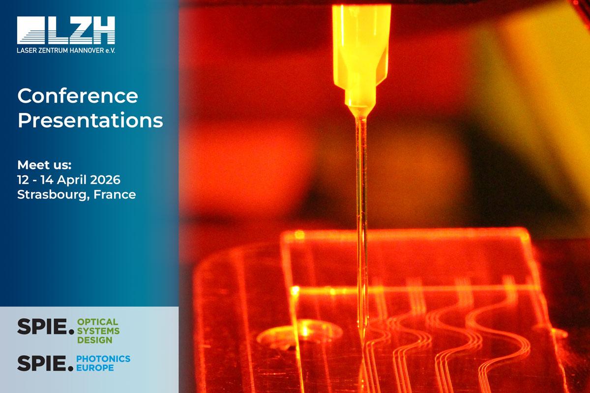 LZH at SPIE conferences in Strasbourg | Laser Zentrum Hannover