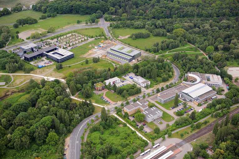 Der Wissenschafts- und Technologiepark Hannover von oben (© Landeshauptstadt Hannover)